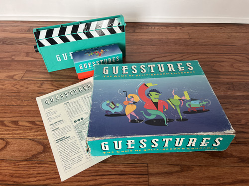 Vintage 1990 guesstures board - vintage,