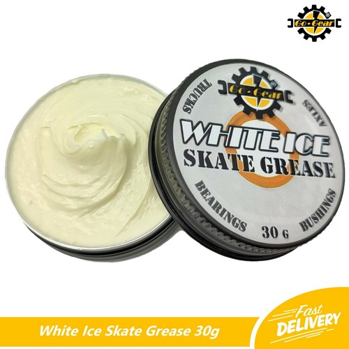 White ice skate grease - skate,