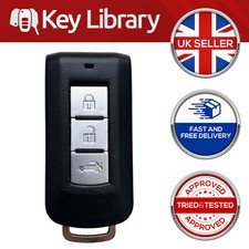 3 Button Smart Remote Car Key Fob Mitsubishi Outlander ASX ID46 PCF7952 433Mhz