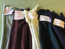 100% superfine cashmere and merino  wool fabric remnants Johnstons  of Elgin