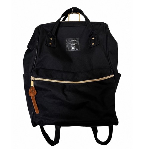 Anello black canvas wide mouth - anello,