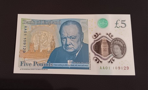 Aa01 109129 five pound - 109129,