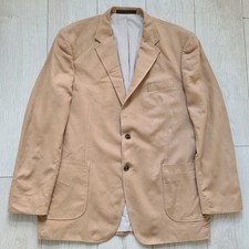 Marks & Spencer Tailoring Blazer Linen Jacket Camel Chest 44"