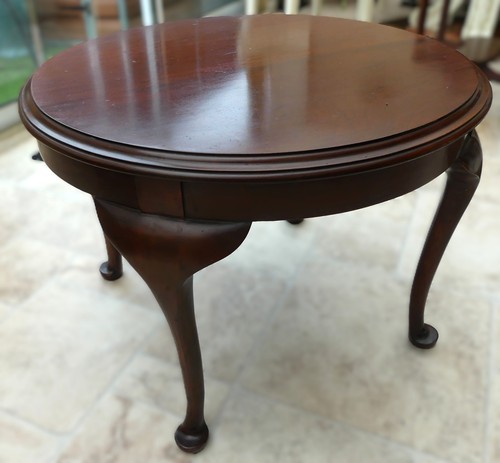 Antique mahogany circular - antique,