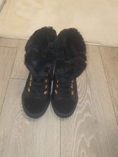 ALDO Black Faux Fur Hidden