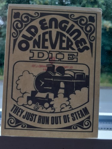 Old engines never die - old,