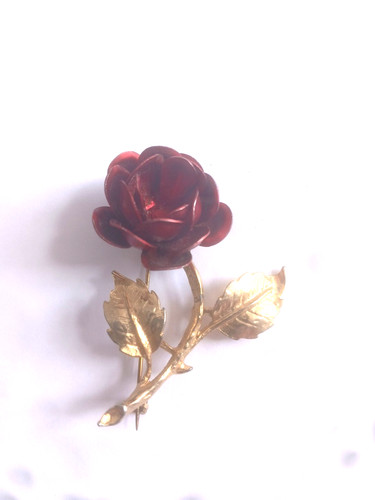 Vintage signed exquisite red - vintage,