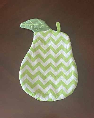 Green fruit pear shaped pot - pear,