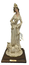 Auro Belcari Creation by Dear Priest Marians Giftware Lady with Dog Figurine