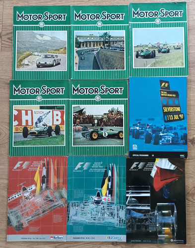 Motor racing programmes - motor,