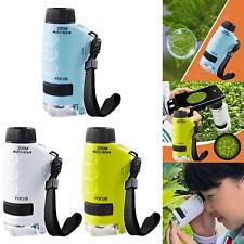 Handheld Pocket Microscope 60x-120x Outdoor for Boys Girls Ages 8+ Students