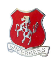 Sheerness Isle of Sheppey Town Crest Pin Badge