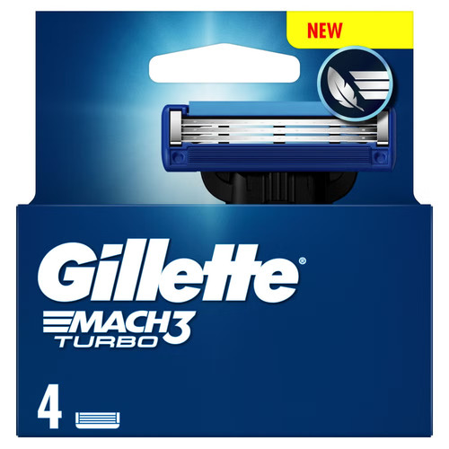 Gillette mach turbo blades - mach, 3