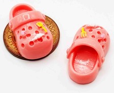 Dolls House Croc Shoe Pink