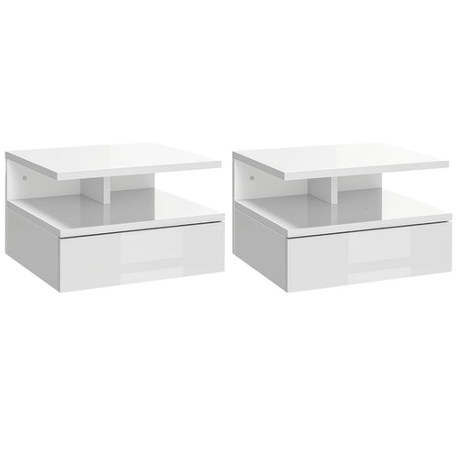 Floating bedside tables 2 - bedside, x