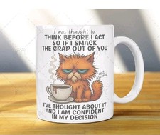 Office Quirky Cat Mug Cup