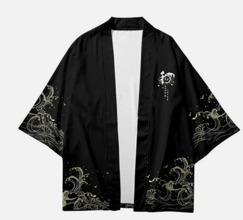 Men unisex kimono coat - kimono,