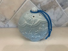 Ceramic light blue POMANDER