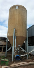 18 ton Fibre glass FEED SILO BULK BIN * MOVE/modifcation /altered/chutes