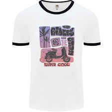 Scooter the Riders on the Storm Motorbike Mens Ringer T-Shirt