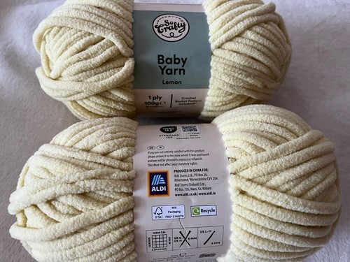 Crafty lemon chenille - so,