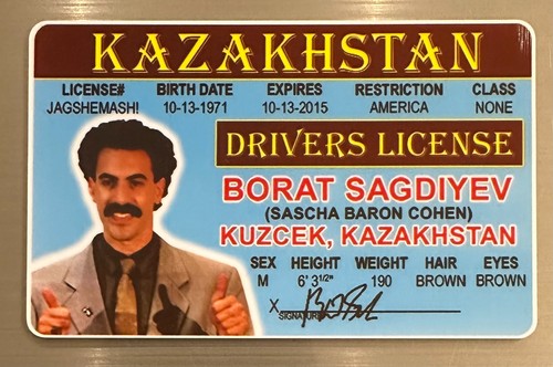 Borat kazakhstan drivers - |,