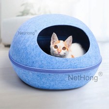 Cats Tunnel Bed Natural Felt