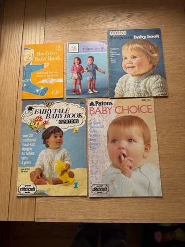 Job lot vintage patons baby - vintage,