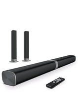 90W Soundbar TV Speakers,2-in-1 Detachable Sound Bars 5.0 Bluetooth Soundbar
