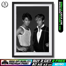 GEORGE MICHAEL WHAM Wall Art Picture Poster Print BUY 2 GET 2 FREE | A1 A2 A3 A4