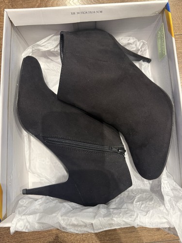 Ankle boots swede black - ankle,