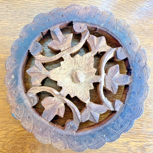Vintage hand carved wooden - vintage,