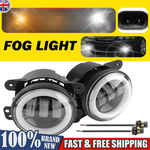 Front bumper led round fog - 2x,