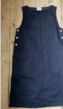 Toast Pinafore Dress size 14 Dark Navy 