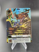 Digimon TCG Greymon (facing