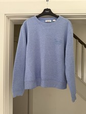 Ashworth Ladies Blue Golf Top Soft Sweatshirt Size S UK 10 Boavista Golf logo