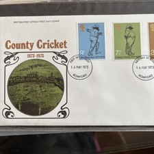 County Cricket First Day Cover