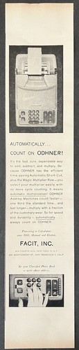 1958 odhner adding machines - 1958,