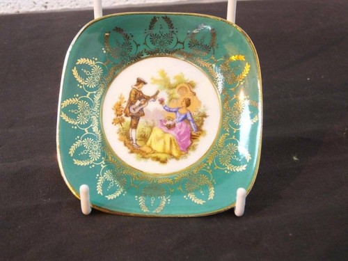 Limoges green trinket - trinket, /