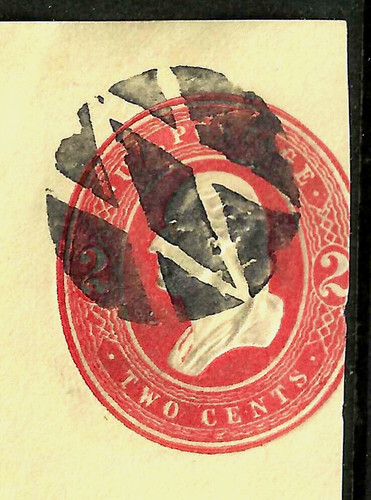 Masonic fancy cancel cent - masonic,