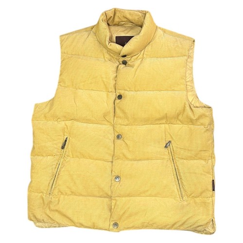 Moncler yellow corduroy down - yellow,