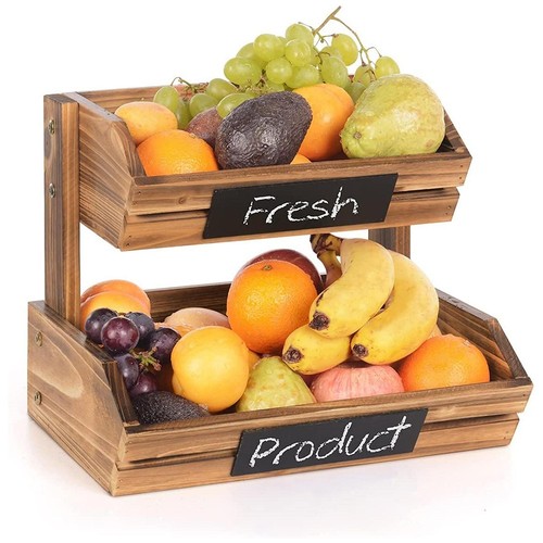 Tier wooden vegetables - wooden, &