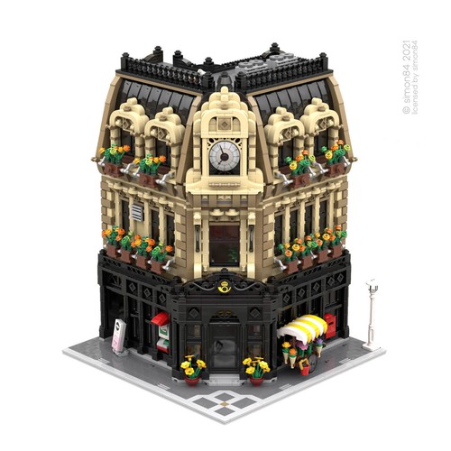 Old post office corner - post, modular