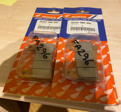 Nos genuine honda front brake - genuine,