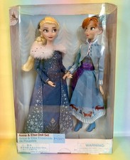 RARE Disney Store Anna And Elsa Olafs Frozen Adventure Doll Set BNIB Xmas winter