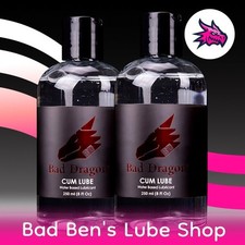 2 x Bad Dragon Cum CLEAR Lube