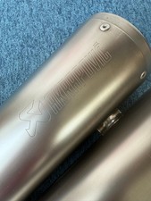 BMW R NINE T R9T OEM TWIN AKRAPOVIC EXHAUST END CAN SILENCER 2014 -2020