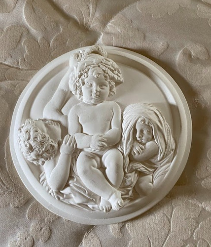 Vintage round plaster wall - vintage,