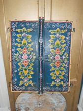 Antique hand painted wooden - antique,