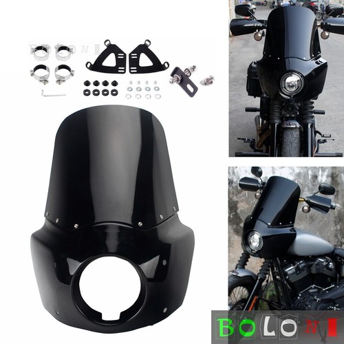 Front fairing windshield - front, for